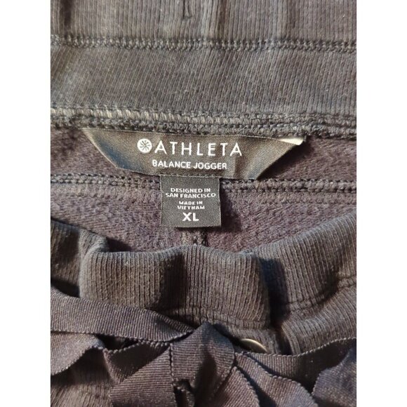 Athleta Balance Jogger Womens XL 16/18 Black Stretch Comfort Athleisure Modal - Picture 3 of 8